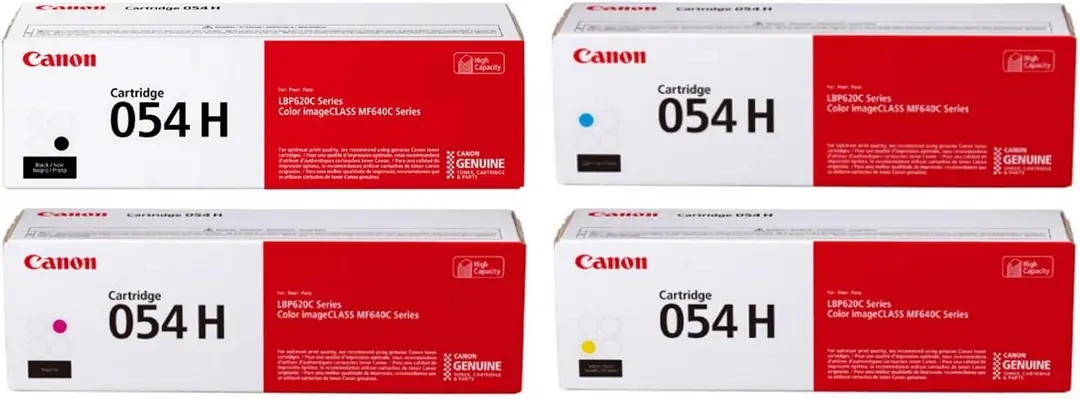 Canon CRG-054H Yüksek Kapasiteli Orijinal 4’lü Toner Paketi