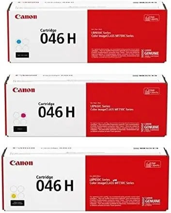 Canon CRG-046H High-Yield Original Colours 3-Pack Toner Set