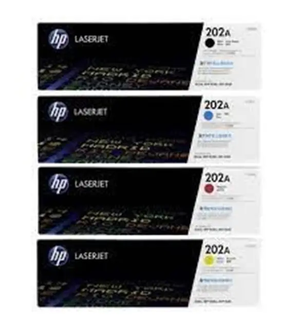 HP 202A CF500A CF501A CF502A CF503A Orijinal 4’lü Toner Paketi