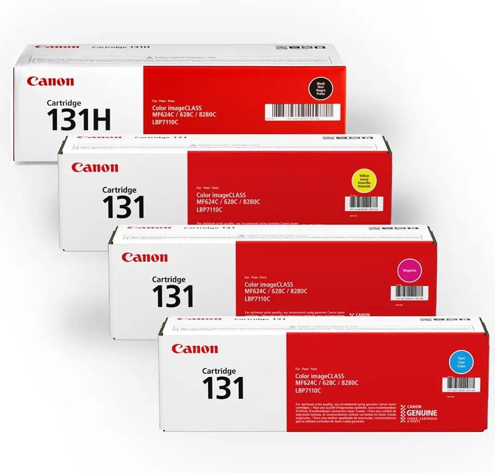 Canon CRG-131H Yüksek Kapasiteli Orijinal 4’lü Toner Paketi