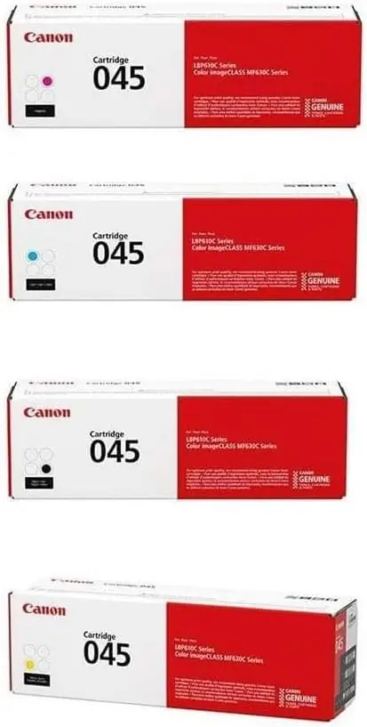 Canon CRG-045 Original 4-Pack Toner Set