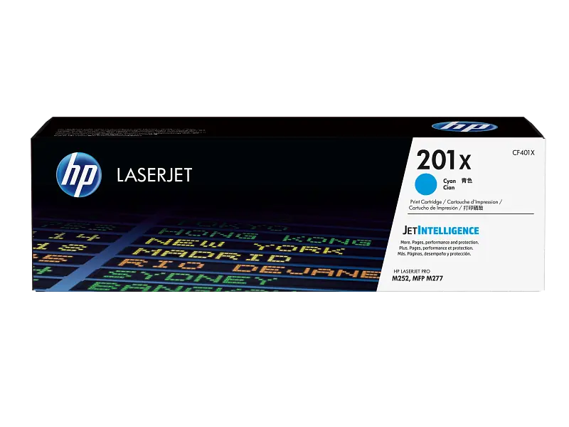 HP 201X CF401X Cyan High-Yield Original Toner