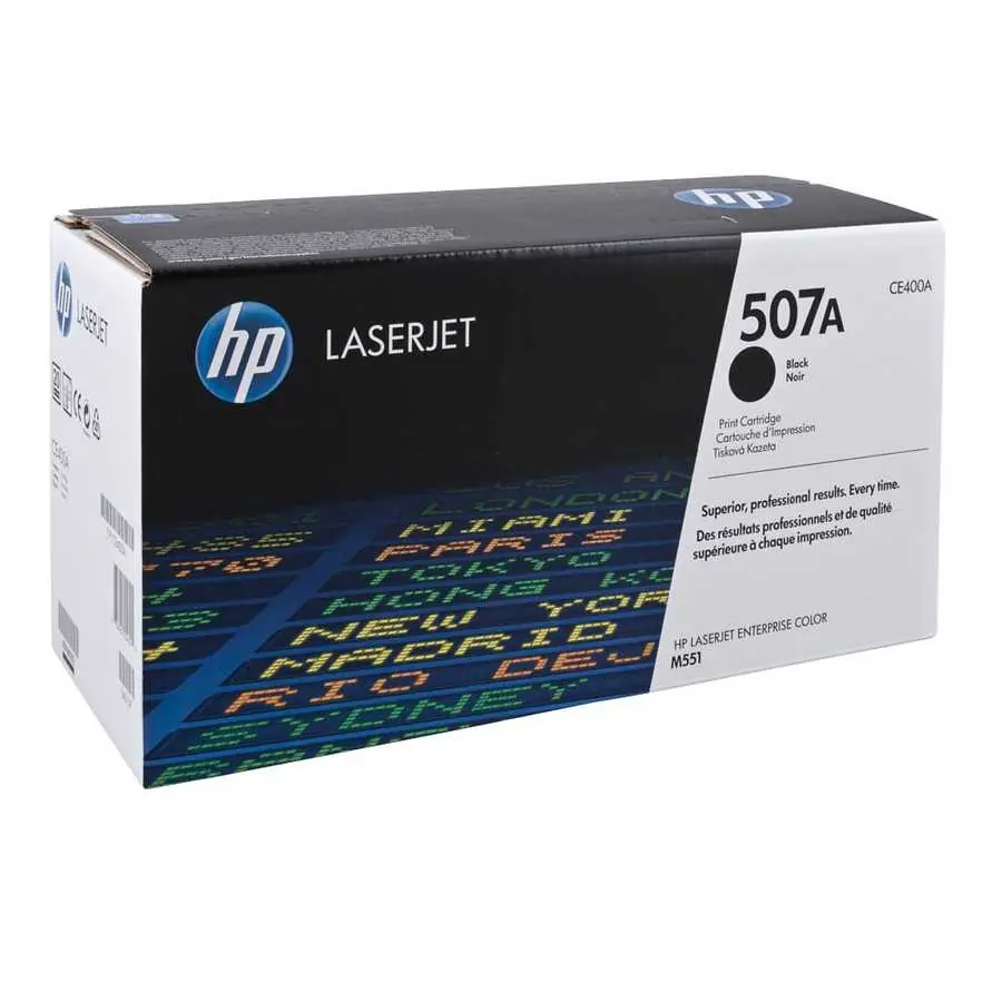HP 507A CE400A Black Original Toner
