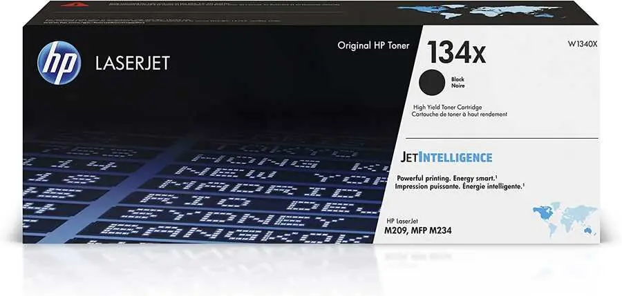 HP 134X W1340X Black High-Yield Original Toner