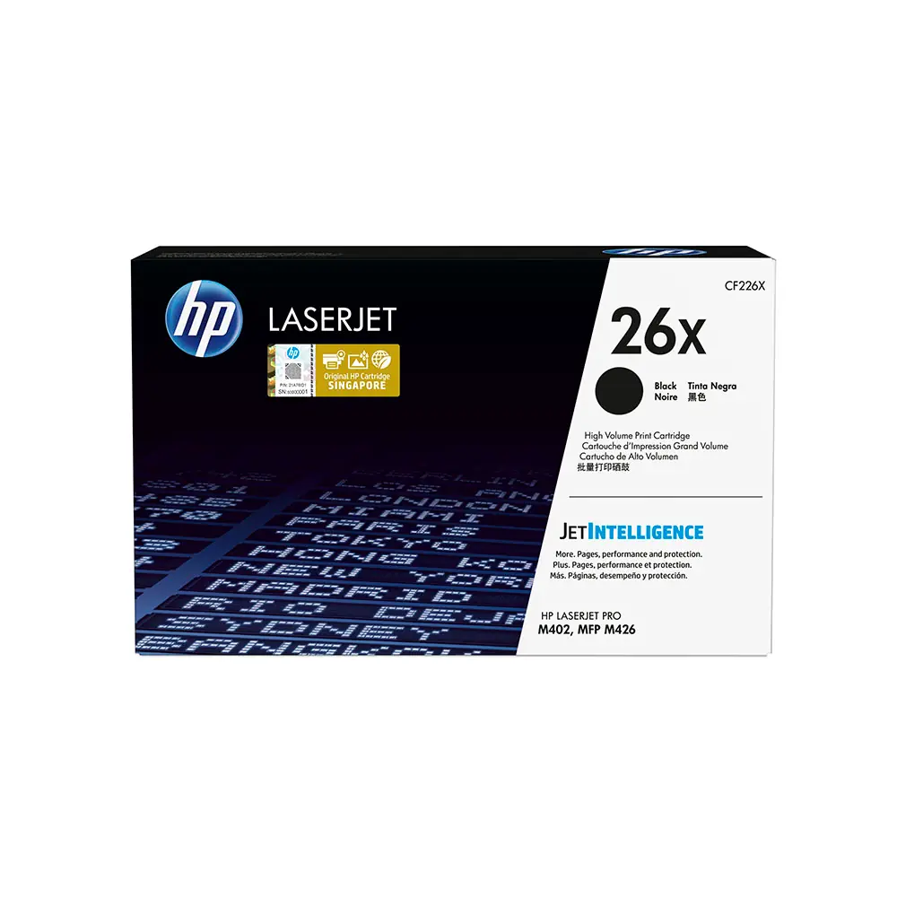 HP 26X CF226X Siyah Yüksek Kapasiteli Orijinal Toner