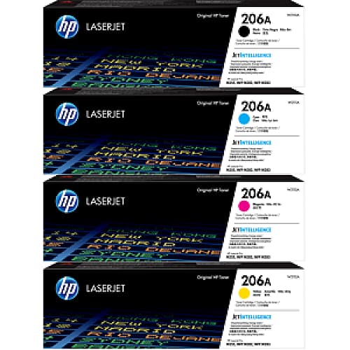 HP 206A W2110A W2111A W2112A W2113A Orijinal 4’lü Toner Paketi