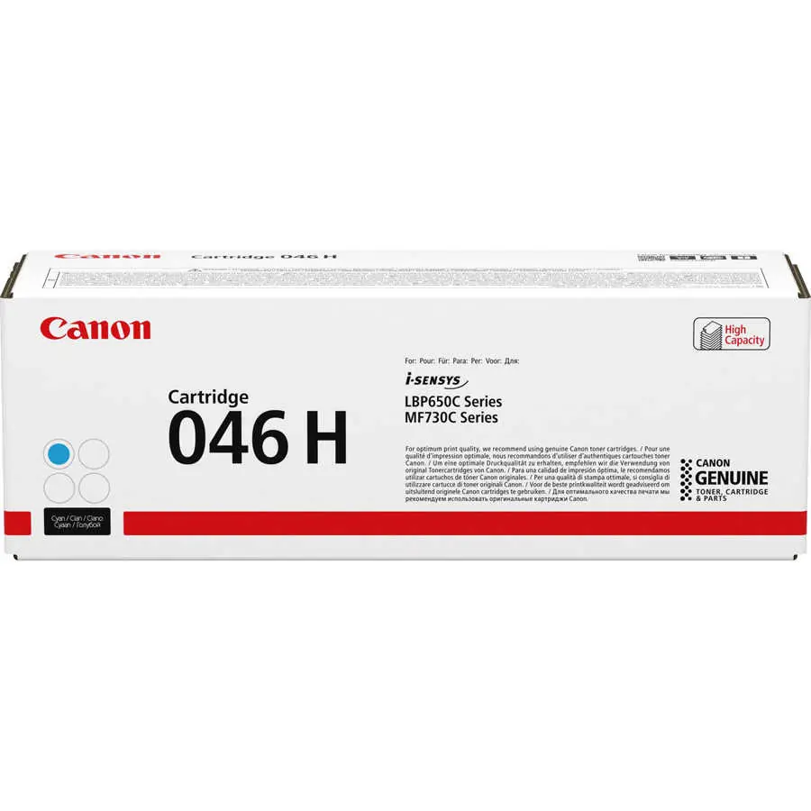 Canon CRG-046H 1253C002 Cyan High-Yield Original Toner