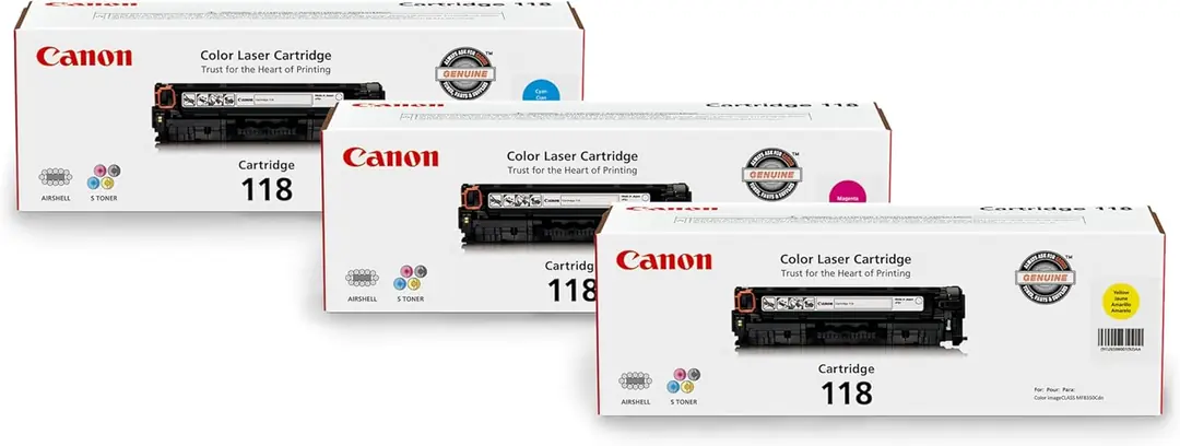 Canon CRG-118 Orijinal Renkli 3’lü Toner Paketi
