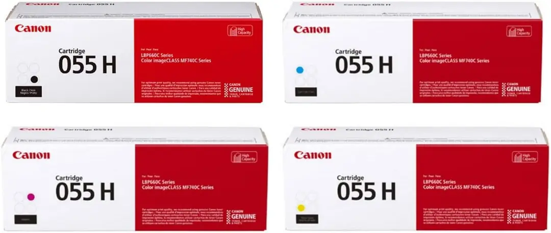 Canon CRG-055H Yüksek Kapasiteli Orijinal 4’lü Toner Paketi