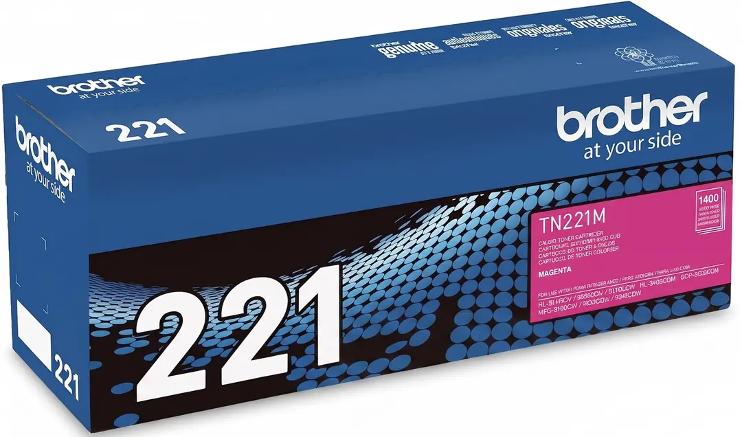 Brother TN221 Kırmızı Orijinal Toner