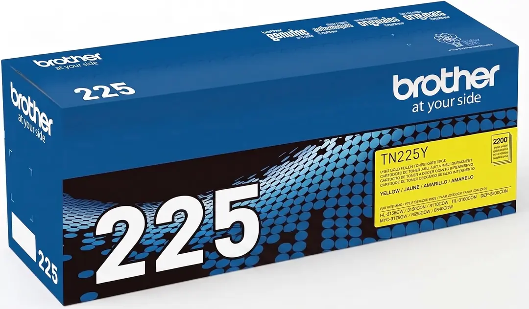 Brother TN225 Sarı Yüksek Kapasiteli Orijinal Toner