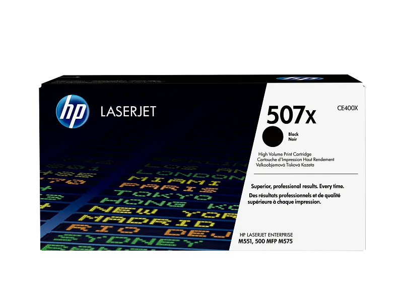 HP 507X CE400X Black High-Yield Original Toner