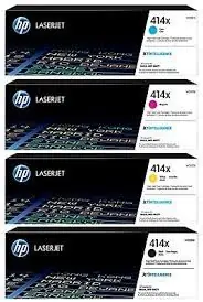 HP 414X W2020X W2021X W2022X W2023X Yüksek Kapasiteli Orijinal 4’lü Toner Paketi