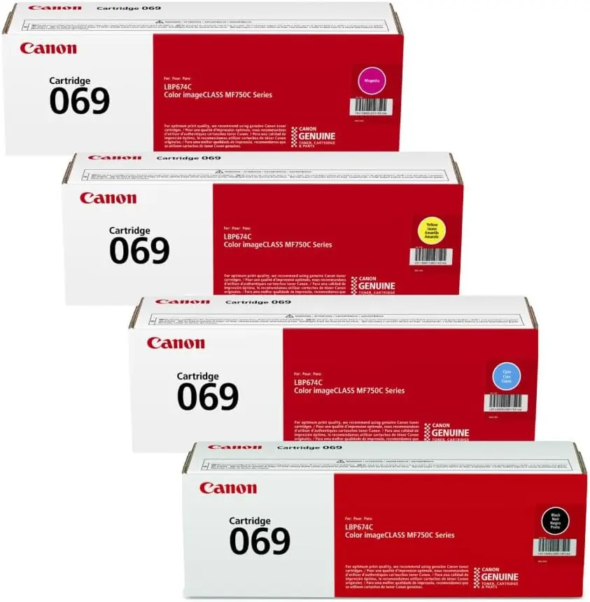 Canon CRG-069 Orijinal 4’lü Toner Paketi
